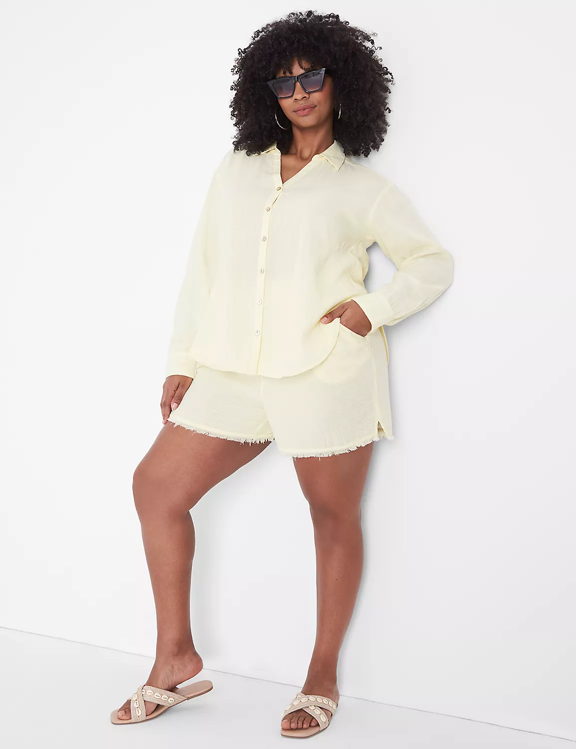 Gauze Beach Short 4 Gauze Beach Short - Image 4