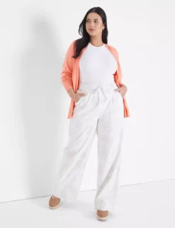 Floral Print Soft Wide Leg Pant -Cheap Form & Fabric Fashion Store 400119 0000107783 alt2