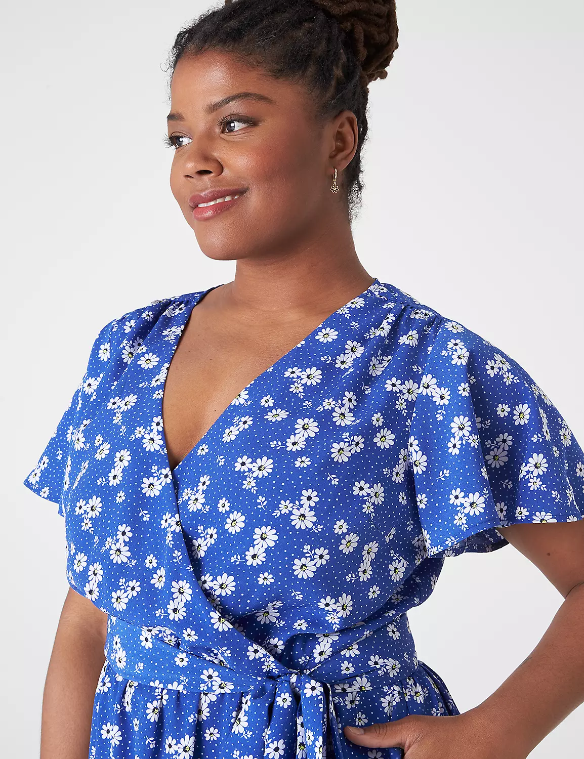 Ruffle-Hem High-Low Midi Dress 3 Ruffle-Hem High-Low Midi Dress - Image 3