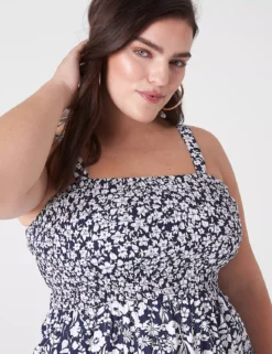 Smocked-Bodice Maxi Dress 6 Smocked-Bodice Maxi Dress -Cheap Form & Fabric Fashion Store 400217 0000107431 alt1