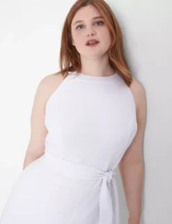 Halter-Neck Exposed Zipper Jumpsuit -Cheap Form & Fabric Fashion Store 400221 0000007780 alt1