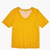 Modern Perfect Sleeve Dot Graphic Tee